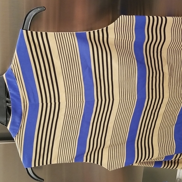 💕SEA NEW YORK💕 Vertical Stripe Sleeveless Shortsuit Romper 4 EUC - Picture 4 of 9